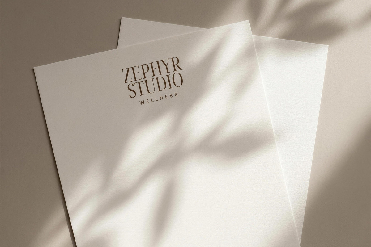 Modern Letterhead Set | Zephyr, a Branding & Logo Template by Adam and Grace (Photo 1 of 15)