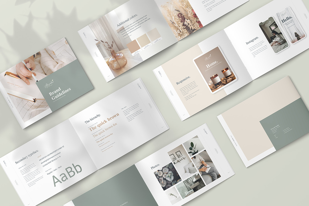 Alessandria - Brand Guidelines, a Brochure Template by Imagination Area (Photo 2 of 10)