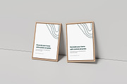 Wooden Frame Poster Mockup, an Advertising Mockup by Gatamotion (Thumbnail 3 of 5)