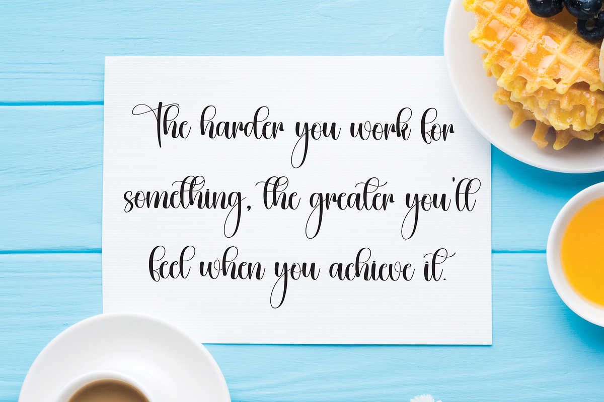 Hey Daisy | Script Font, a Handwritten Font by Scratchones (Photo 3 of 9)