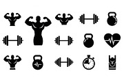 Ultimate Fitness Gym Vector Bundle, an Illustration by Creativeshirt (Thumbnail 6 of 51)