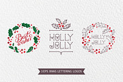 HOLLY JOLLY watercolor set, an Illustration by Lemaris (Thumbnail 7 of 9)