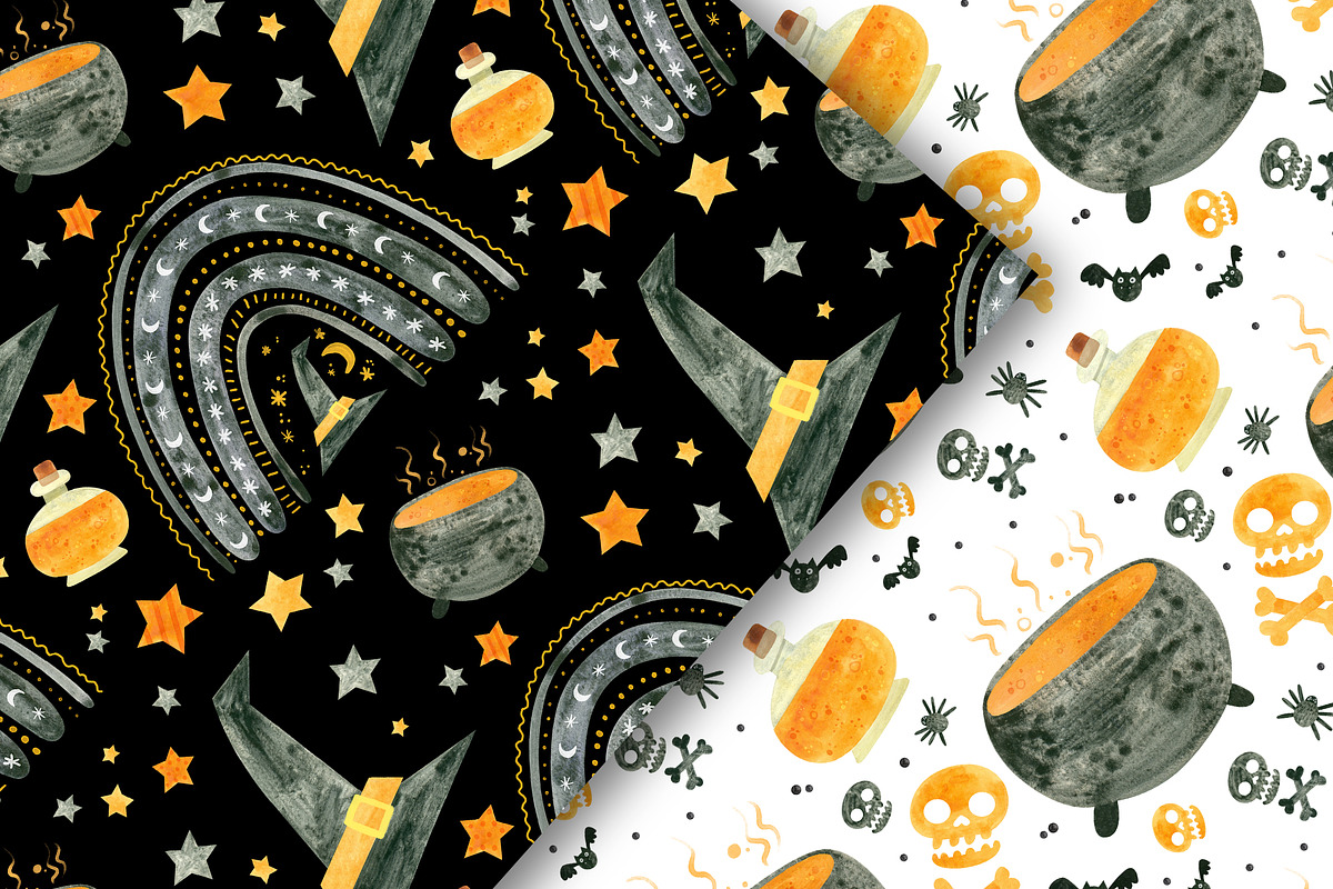Orange Halloween Clipart & Patterns, an Object Graphic by Valin Malin (Photo 12 of 14)
