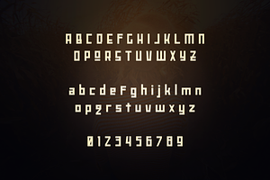 Maze The Techno Square Font