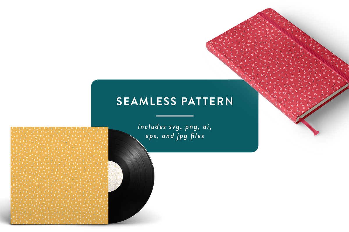 Doodle Pattern Set, a Pattern Graphic by annakatecreates (Photo 2 of 5)