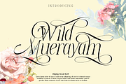 Wild Muerayam, a Serif Font by LuhopCreative (Thumbnail 1 of 14)