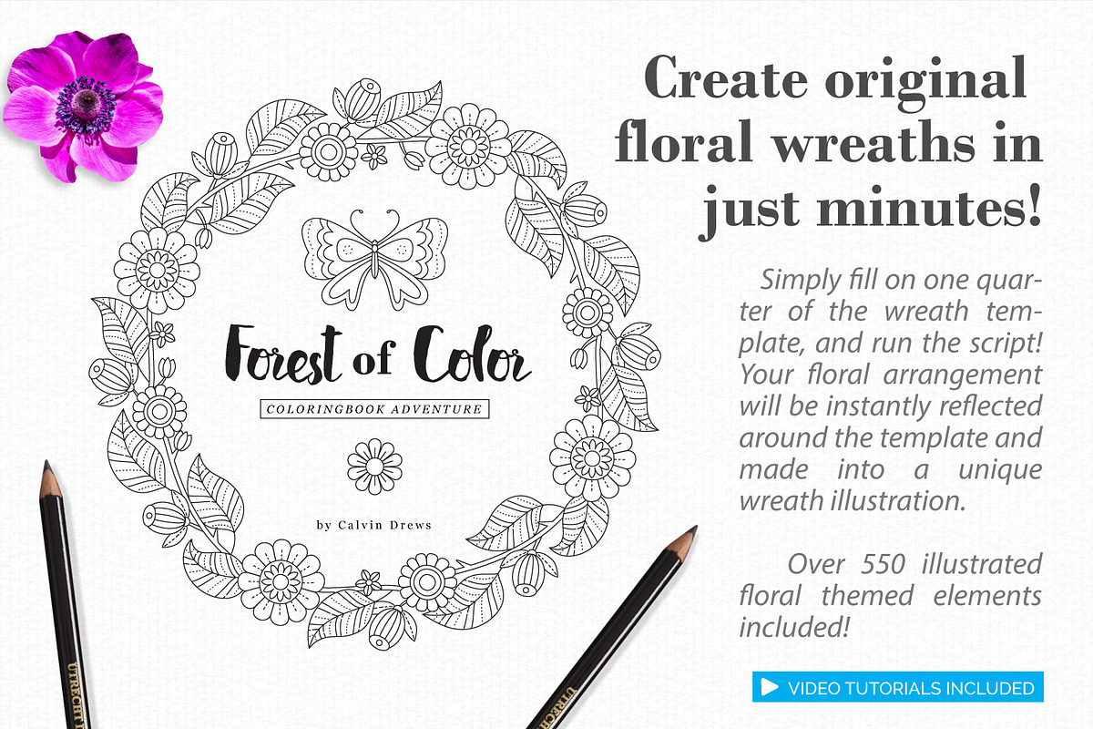 Floral Bouquet Mandala Creator, a Plug-in Add-On by Drifter Studio (Photo 3 of 10)