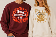 Western Christmas Boots Bundle SVG, a Seasonal Illustration by TanchaArt (Thumbnail 4 of 9)