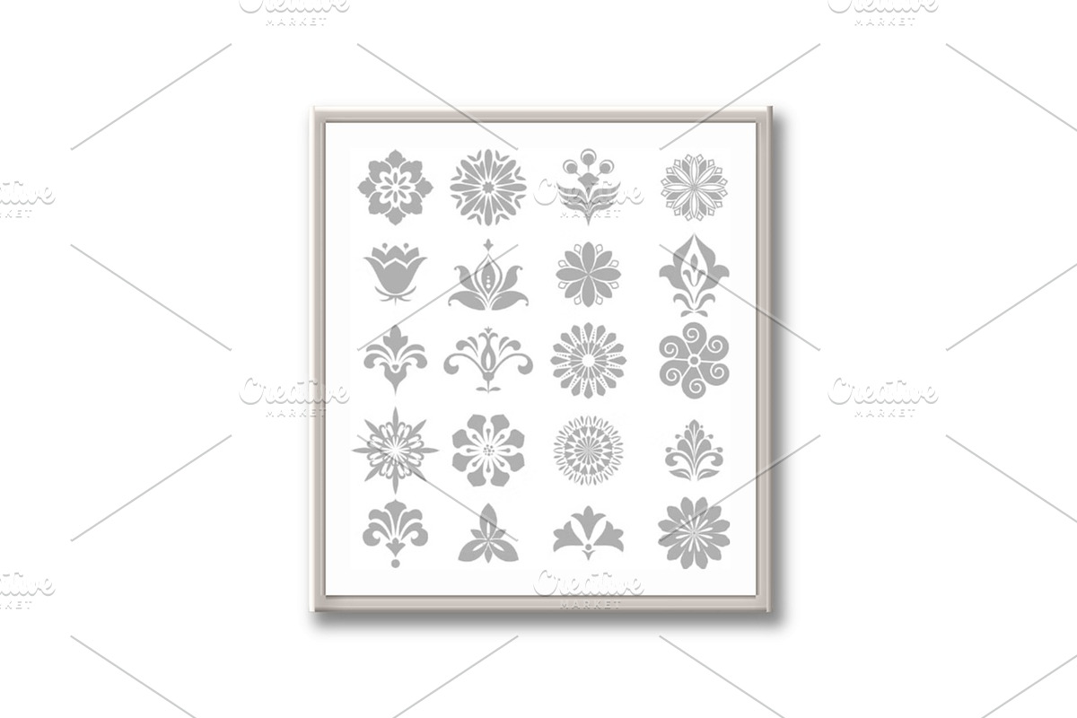 Set of floral elements, an Object Graphic by RODINA (Photo 3 of 3)