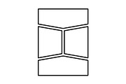 Comic Book Panel Templates, a Background Graphic by Elena Pimukova (Thumbnail 5 of 7)