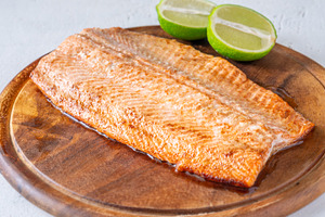 Baked salmon fillet, a Food & Drink Photo by Alexander Prokopenko