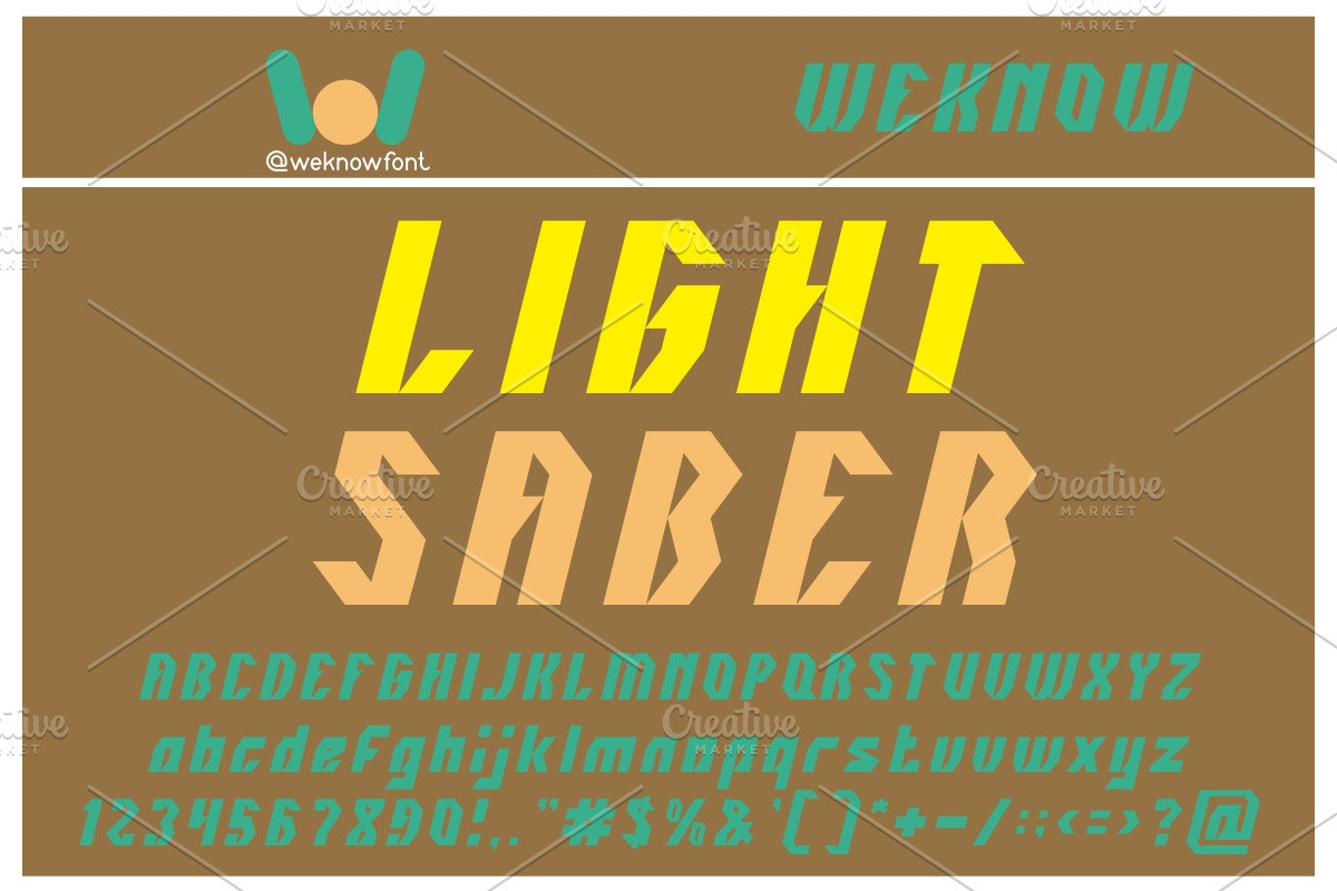 Innovation font, a Font by weknow (Photo 2 of 5)