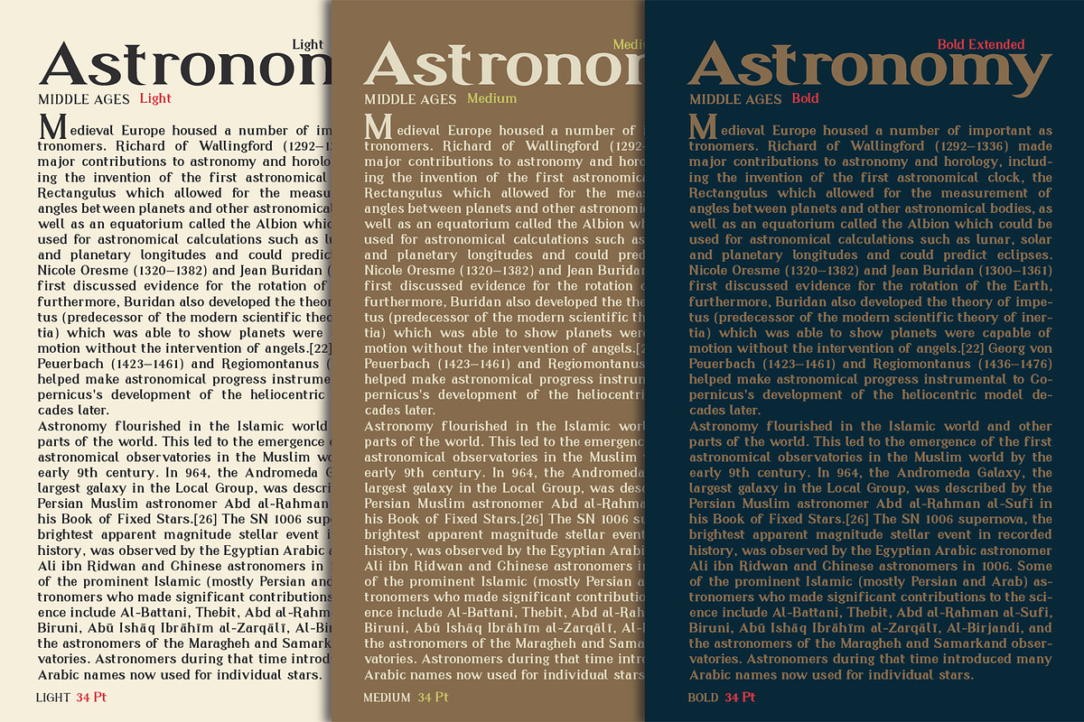Sidus - Serif font family preview 7