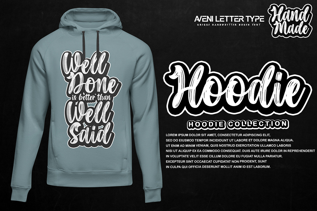 Handmade | Handwritten Brush Font, a Handwritten Font by Aveni Letter Type (Photo 7 of 9)