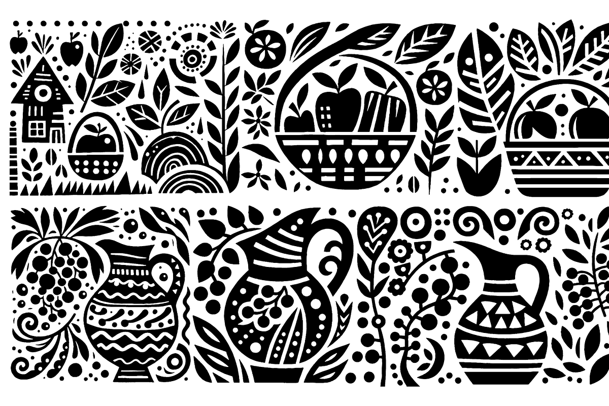 Vintage Livestock Folk Art, a Decorative Illustration by devastd (Photo 24 of 28)