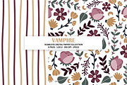 Vampire Seamless Digital Paper, a Pattern Graphic by Alanna Messina Design Co (Thumbnail 4 of 9)