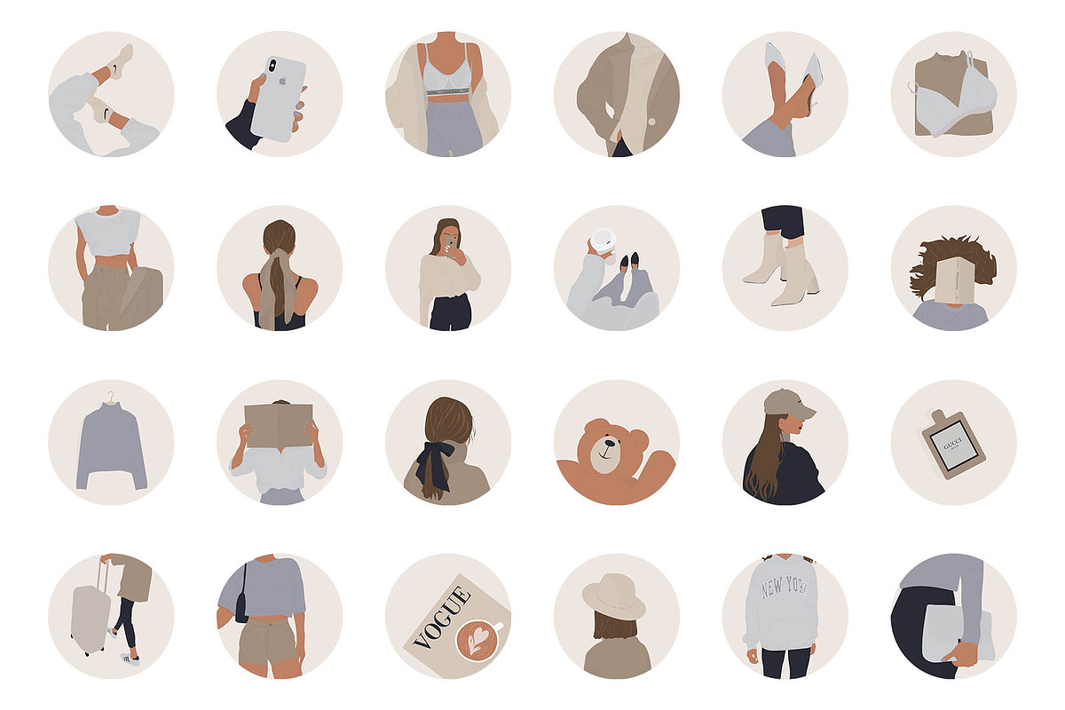 Instagram Highlight Icons, a Social Media Template by Anna_Kresik (Photo 2 of 2)