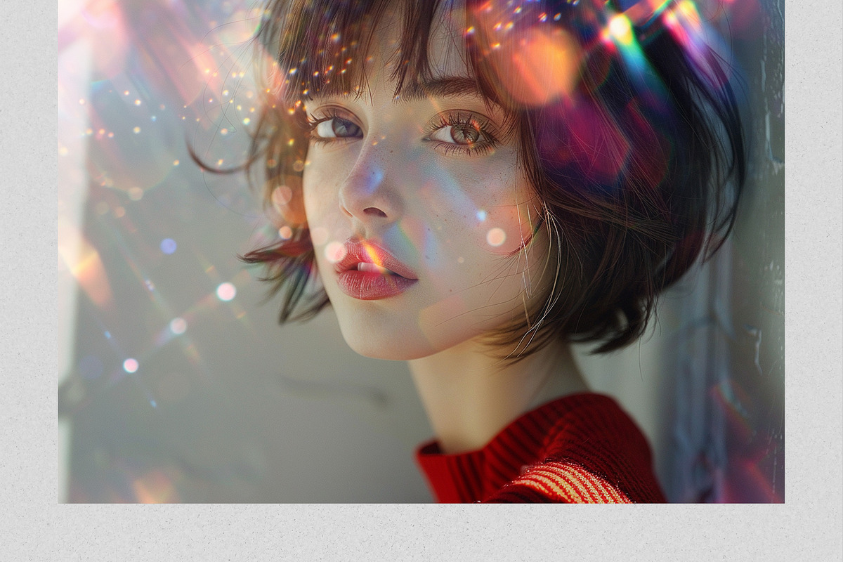 Glitter Rainbow Glow Effect Overlays, a Brushes & More by PhotoSpirit (Photo 5 of 9)