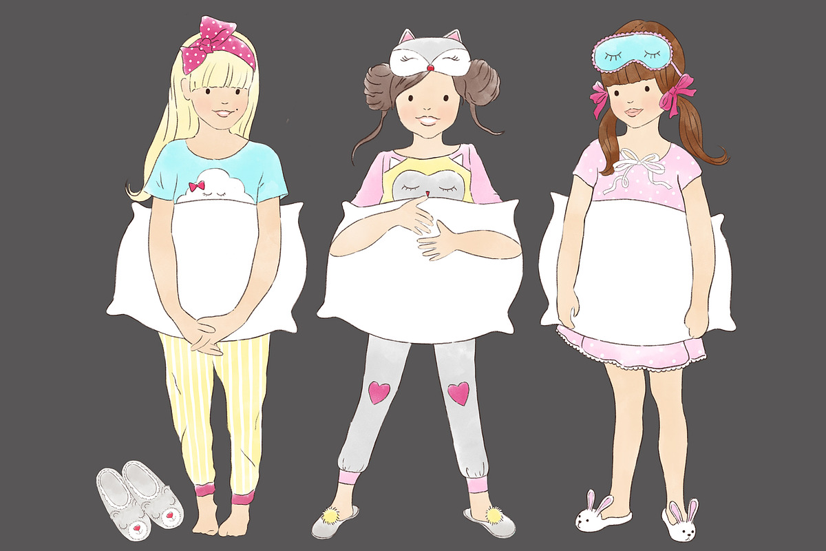 Slumber Sleepover Pajama Party, an Illustration by Magic Story Studio (Photo 4 of 4)