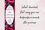 Cute Romantasy Printable Bookmarks, an Object Graphic by Anna Design Studio (Thumbnail 8 of 9)