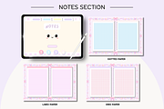 Pink Pastel Portrait Digital Planner, a Stationery Template by Tas Creative Studio (Thumbnail 11 of 13)
