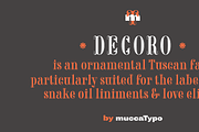 Decoro, a Serif Font by muccaTypo (Thumbnail 1 of 4)