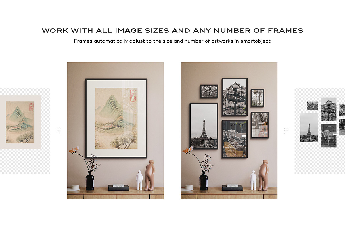 Frame Mockup Template Bundle Kit, a Product Mockup by FoundImages (Photo 4 of 27)