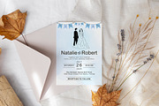 Navy Blue Wedding Invitation Temp, an Invitation Template by Snapybiz (Thumbnail 10 of 10)
