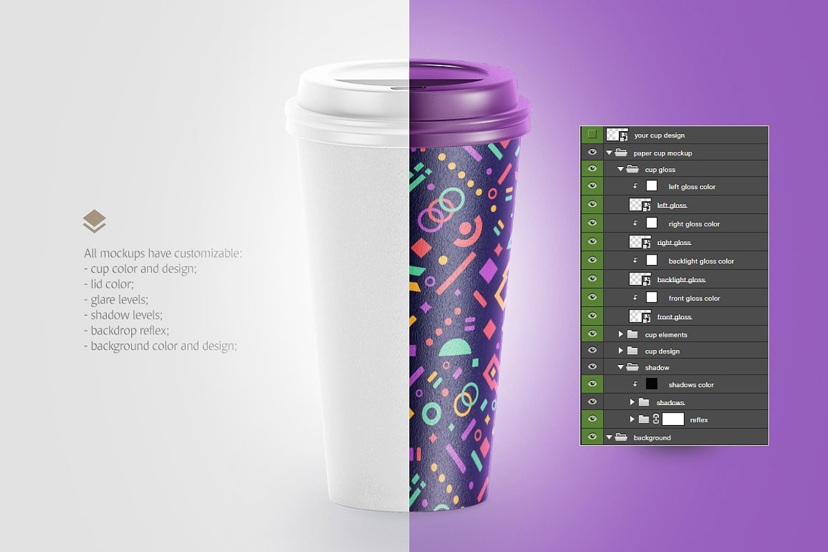 Coffee Cup Animated Mockups Bundle, a Cups & Container Mockup by rebrandy (Photo 6 of 20)