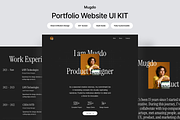 Personal Portfolio Website Template, an UI Kit Template by Ahmed Rubel (Thumbnail 4 of 5)