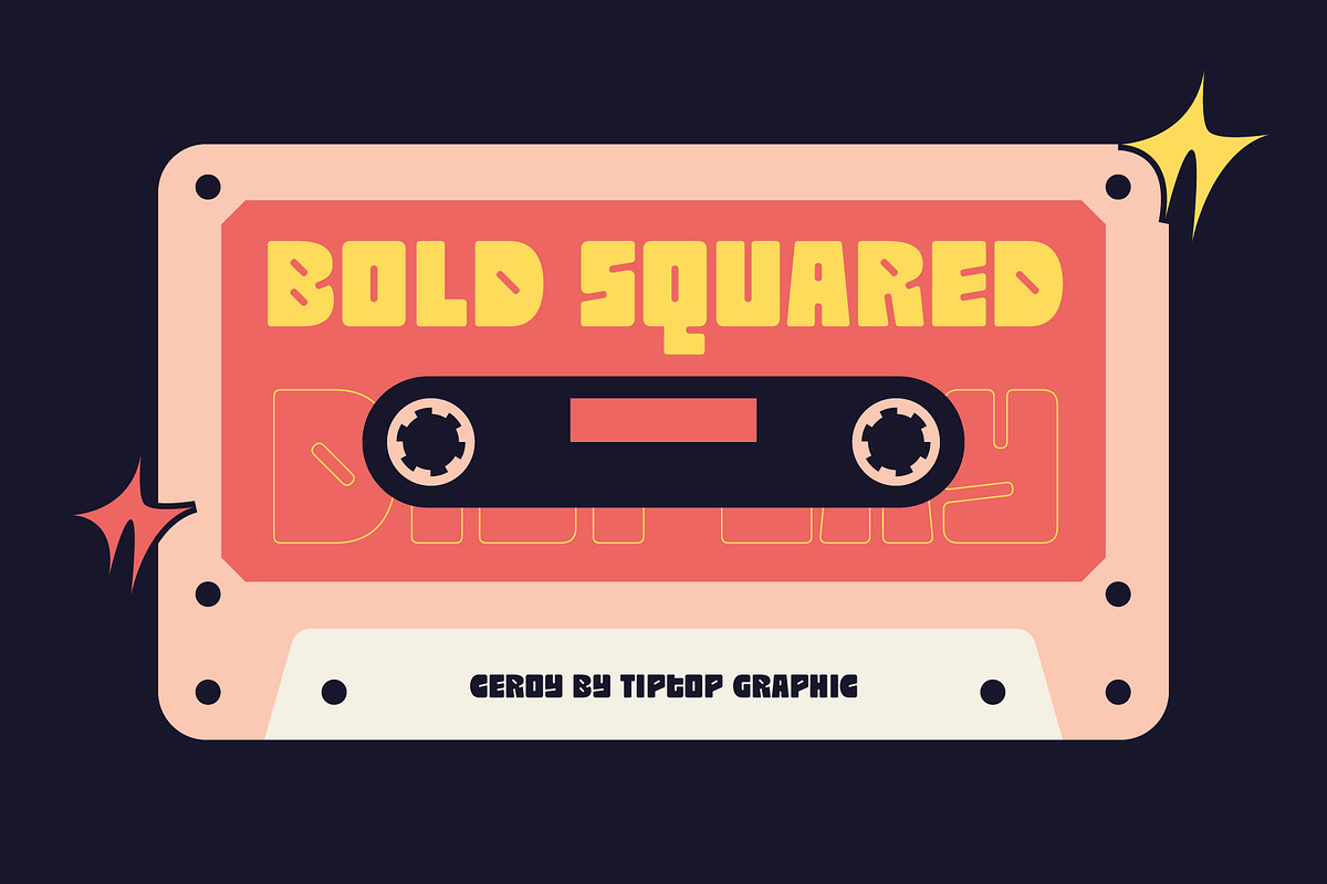 Ceroy - Bold Vintage Font, a Sans Serif Font by Tiptop Graphic (Photo 2 of 10)