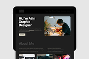 Canva Portfolio Website Template, a Websites & App Template by Snapybiz (Thumbnail 7 of 11)