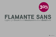 Flamante Sans -8 fonts-, a Sans Serif Font by deFharo (Thumbnail 7 of 7)