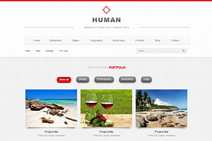 Human - Responsive HTML5 Theme