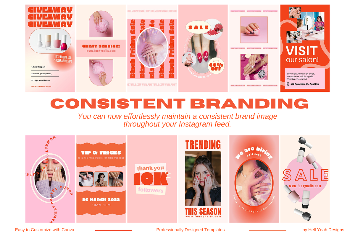 Cherry Instagram Story Templates, a Social Media Template by Hell Yeah Designs (Photo 6 of 8)