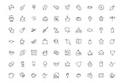 300 Food Hand Drawn Doodle Icons, an Outline Icon by Creative Stall (Thumbnail 4 of 5)
