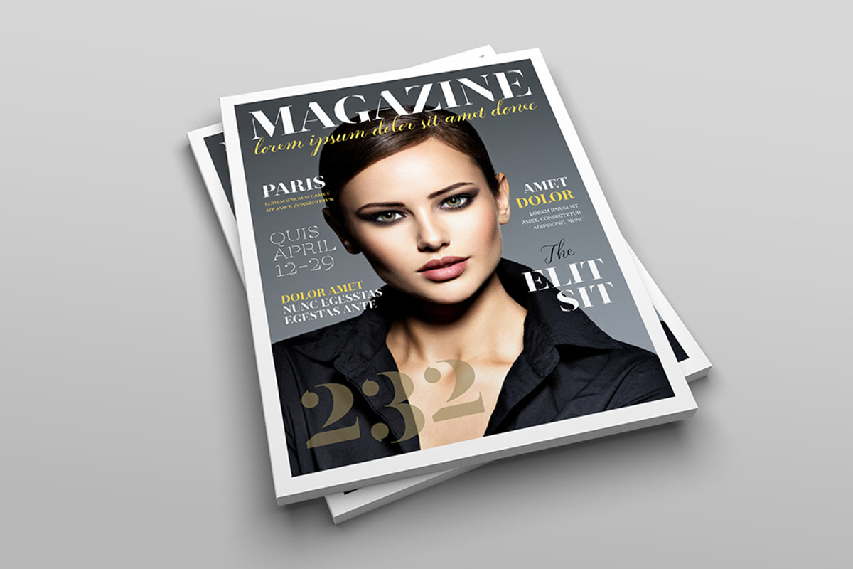 US Letter Magazine Mockup, a Print Template by Petr Stránský (Photo 4 of 15)
