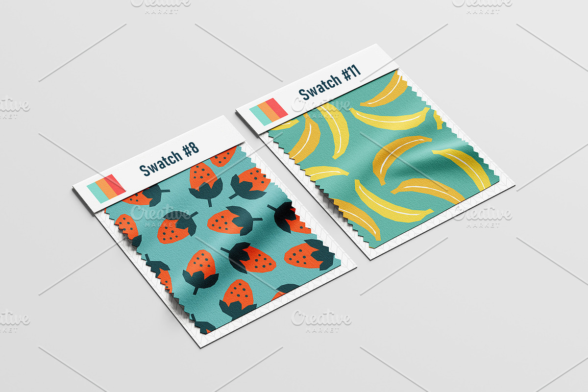 Modern Fruit Seamless Pattern Bundle, a Pattern Graphic by C Design Studio (Photo 3 of 24)