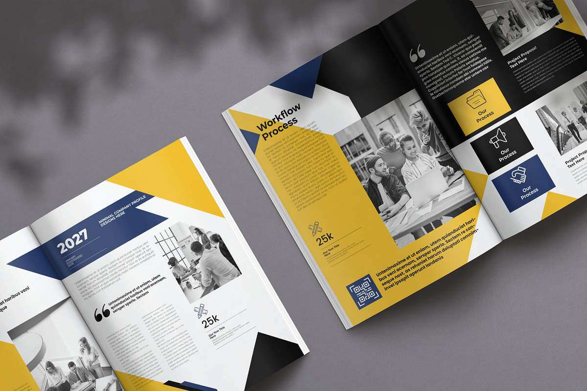 Agency Brochure Template Layout, a Brochure Template by Creative-Work (Photo 3 of 8)