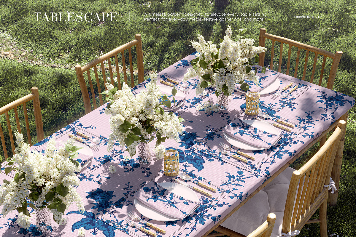 Traditional Royal Delft Prints, a Pattern Graphic by LEAFure (Photo 10 of 10)