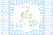 Blue Fall Pumpkins hydrangea, a Graphic by LABFcreations (Thumbnail 1 of 4)