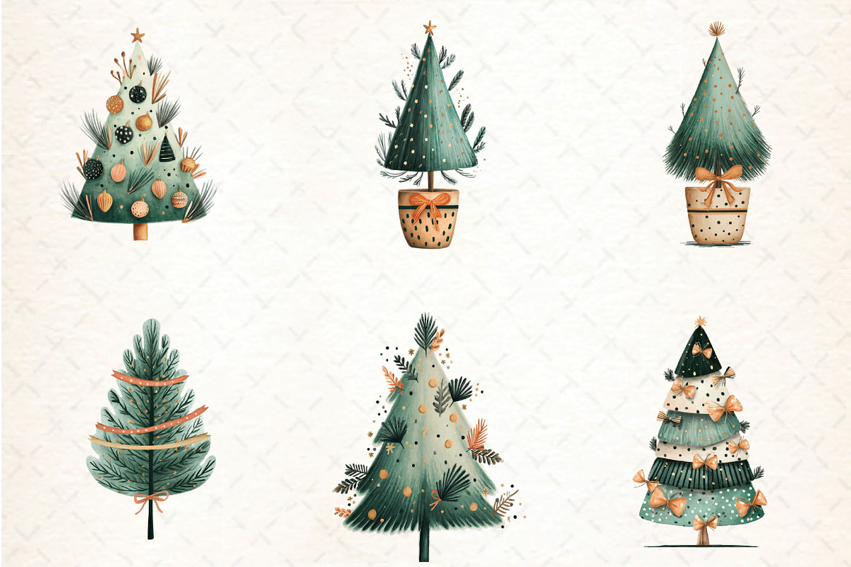 Hand-Drawn Christmas Tree PNG, an Illustration by DreamCafeArt (Photo 2 of 8)