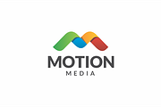Motion Media Letter M Colorful Logo, a Branding & Logo Template by yopie (Thumbnail 2 of 4)