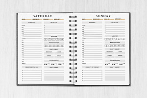 Canva Editable Daily Planner