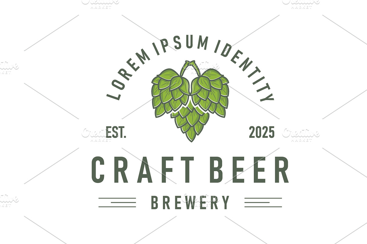 elegant concept brewery logo design, a Branding & Logo Template by Maylianaw28