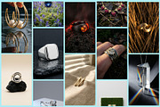Golden Adornments, a Background Graphic by AI Petr Creative Agency (Thumbnail 5 of 7)