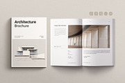 Architecture Brochure Template, a Brochure Template by ArtisanaAura (Thumbnail 1 of 10)