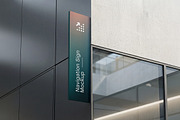 Navigation Sign Mockup, an Advertising Mockup by Mockup Cloud (Thumbnail 1 of 2)