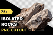75+ PNG Cutout Isolated Rocks, an Object Graphic by Mikel Blazgad (Thumbnail 1 of 9)