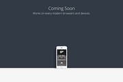 Coming Soon - Temporary HTML5 Page, a HTML Template by JoaoRibau (Thumbnail 4 of 4)